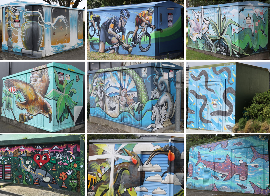 Graffiti prevention programme murals
